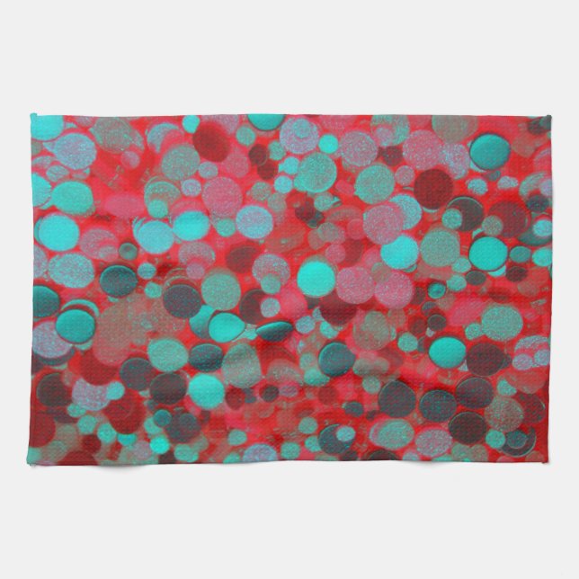 Serviette de cuisine avec design abstrait (Horizontal)
