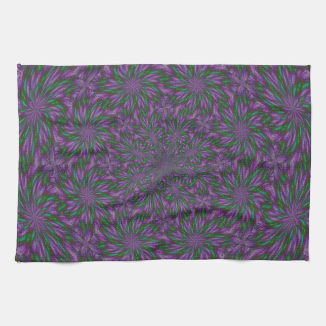 Serviette de cuisine avec design abstrait (Horizontal)