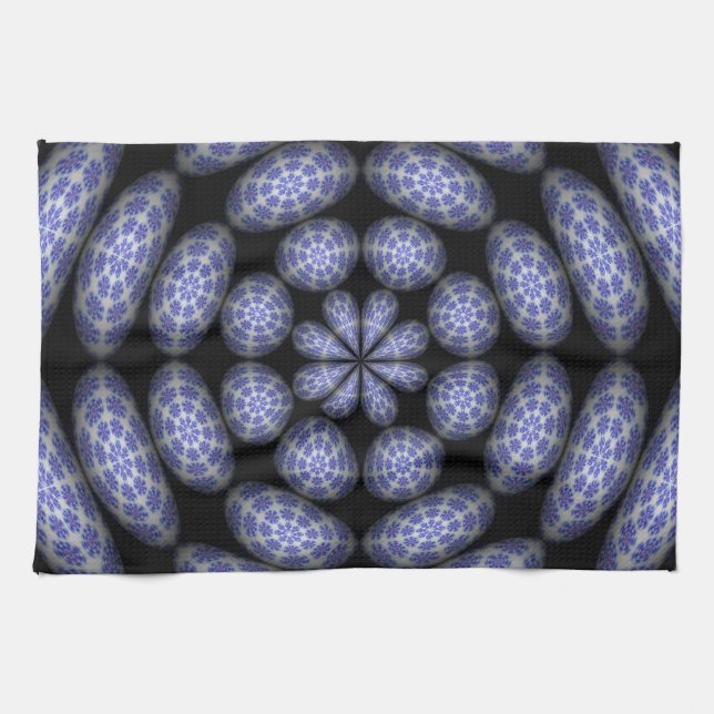 Serviette de cuisine avec design abstrait (Horizontal)