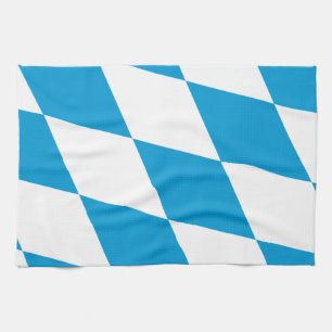Serviette de cuisine avec Drapeau de Bavière, Alle