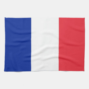 Serviette de cuisine avec Drapeau de France