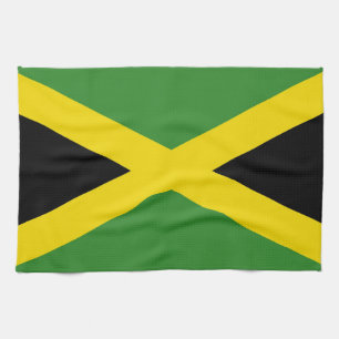 Serviette de cuisine avec Drapeau de Jamaïque