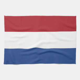 Serviette de cuisine avec Drapeau de Pays-Bas