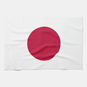 Serviette de cuisine avec Drapeau du Japon