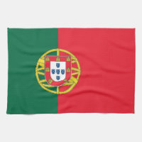 Serviette de cuisine avec Drapeau du Portugal