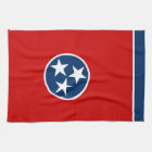Serviette de cuisine avec Drapeau du Tennessee, Ét