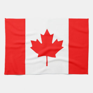 Serviette de cuisine avec le drapeau du Canada