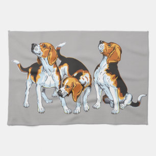 Serviette de cuisine beagle