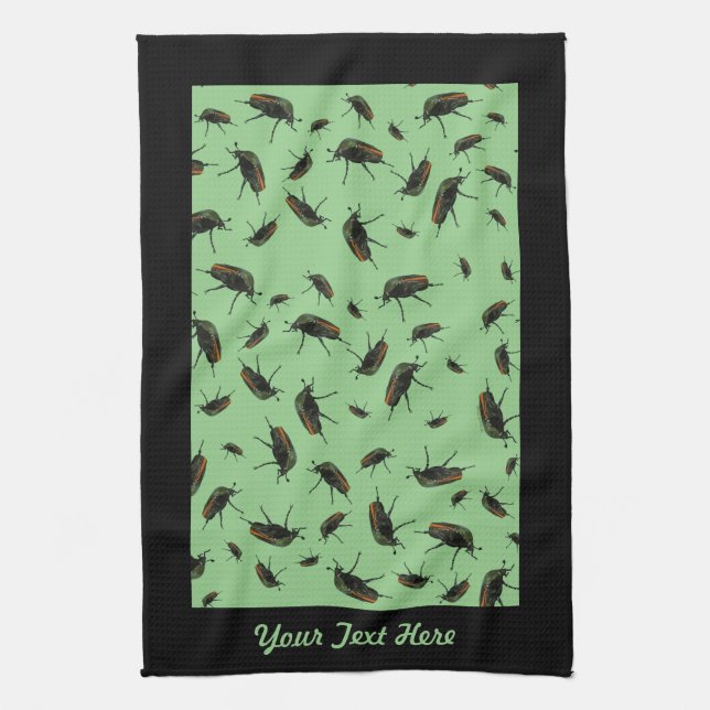 Serviette de cuisine Beetle Bug Facultatif Personn (Vertical)