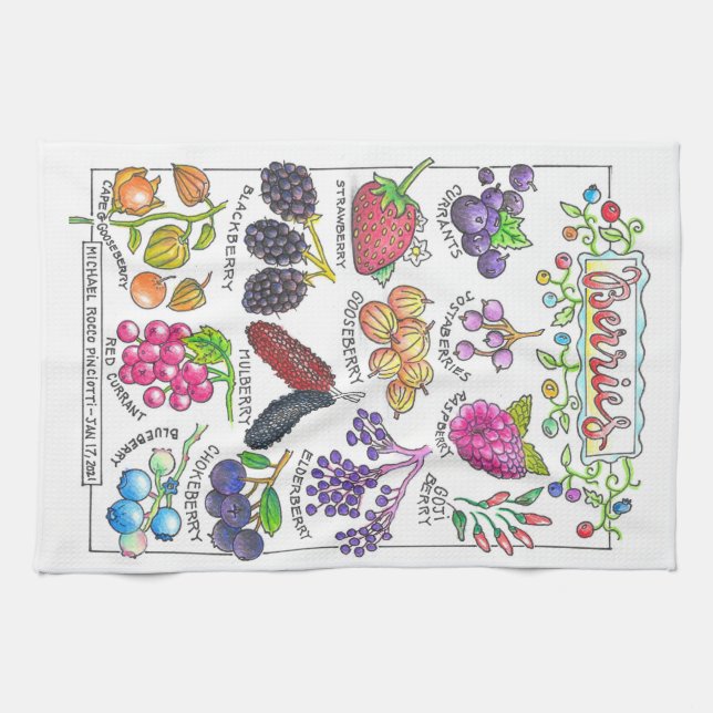 Serviette de cuisine Berries (Horizontal)