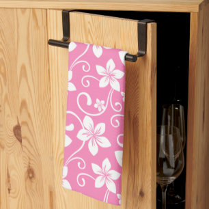 SERVIETTE DE CUISINE BLEU HAWAII (ROSE BUBBLEGUM)