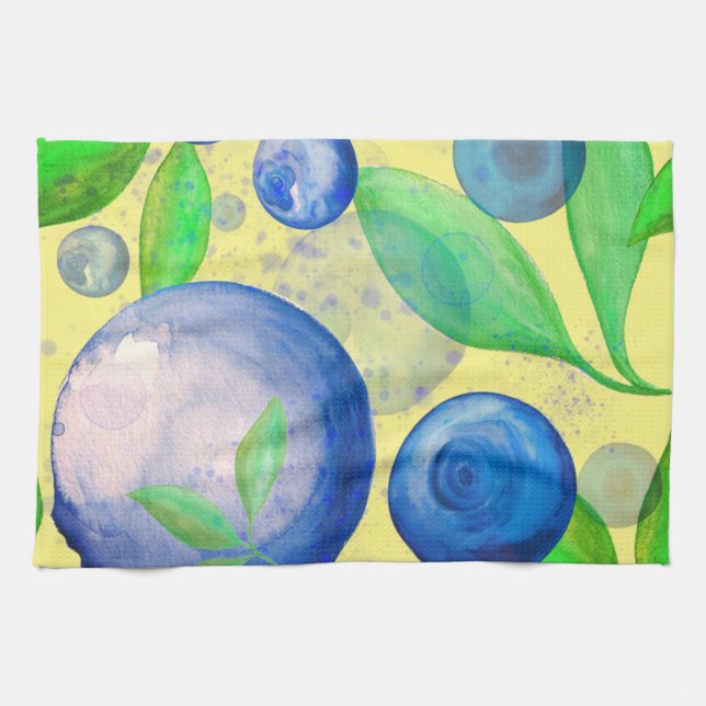 Serviette de cuisine Blueberry (Horizontal)