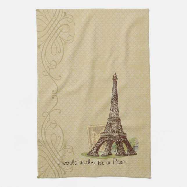 Serviette de cuisine bronzage de thé de diamant de (Vertical)