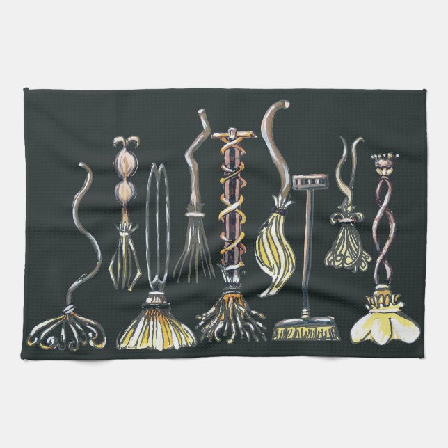 Serviette de cuisine Brooms Gold Wild (Horizontal)