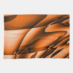 Serviette de cuisine brûlée d'abrégé sur orang