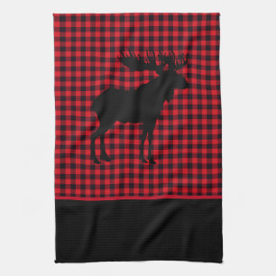 Serviette de cuisine-Buffalo Plaid-Moose