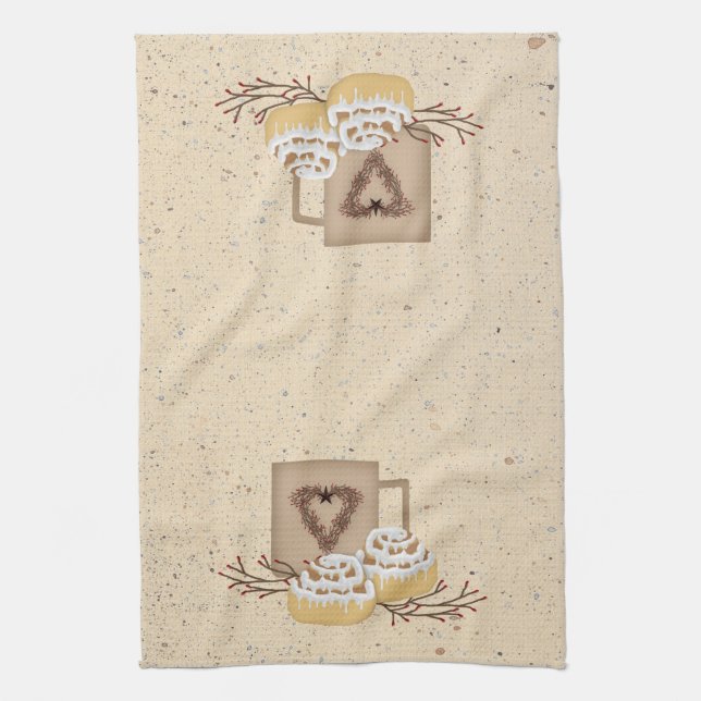Serviette de cuisine cannelle Rolls (Vertical)