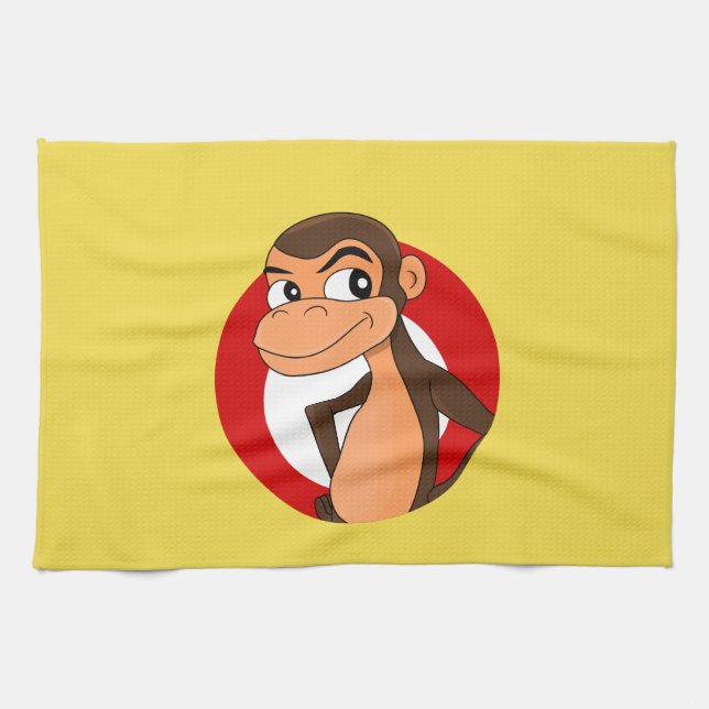 Serviette de cuisine caricaturale (Horizontal)