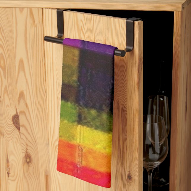Serviette de cuisine "Checkerboard" (Pliage en tiers)