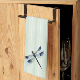 Serviette de cuisine chic de libellule