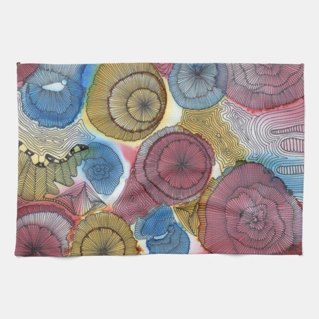 Serviette de cuisine circulaire (Horizontal)