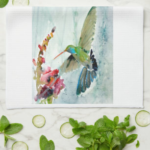 Serviette de cuisine colibri
