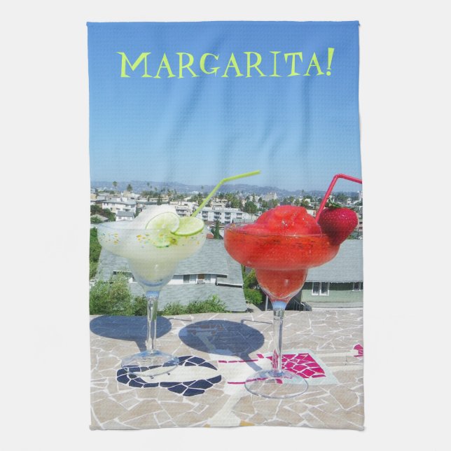 Serviette de cuisine cool Margarita ! (Vertical)