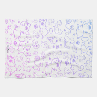Serviette de cuisine Créu - Dégradé violet