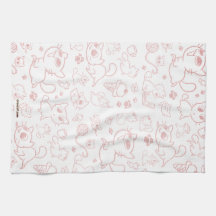 Serviette de cuisine Créu - Maroon