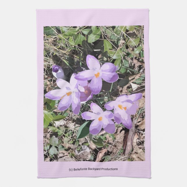 Serviette de cuisine Crocus (Vertical)