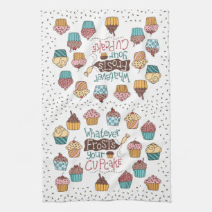 Serviette de cuisine Cupcake