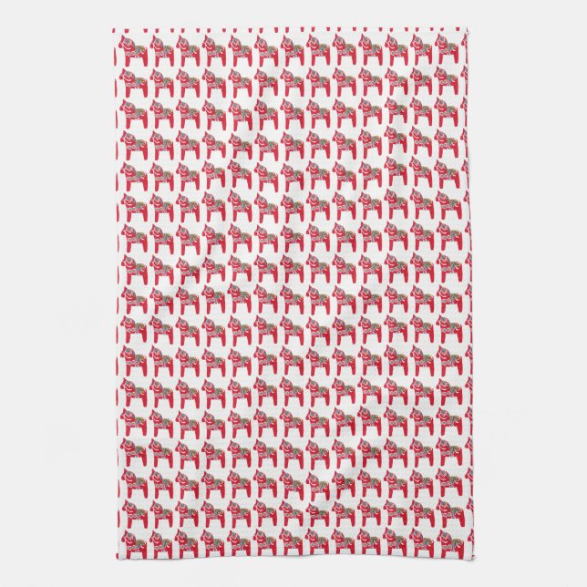 Serviette de cuisine Dala Horse (Vertical)