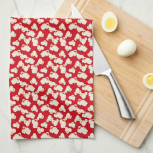 Serviette de cuisine d'amusement de motif de maïs