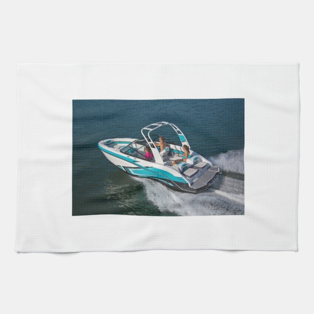 Serviette de cuisine de bateaux de chaparal 16" x (Horizontal)