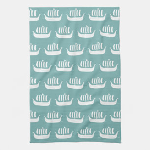Serviette de cuisine de bateaux de Viking