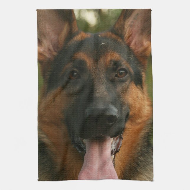 Serviette de cuisine de berger allemand (Vertical)