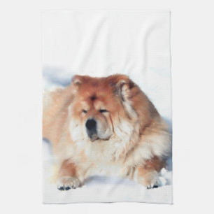 Serviette de cuisine de bouffe de heARTdog de