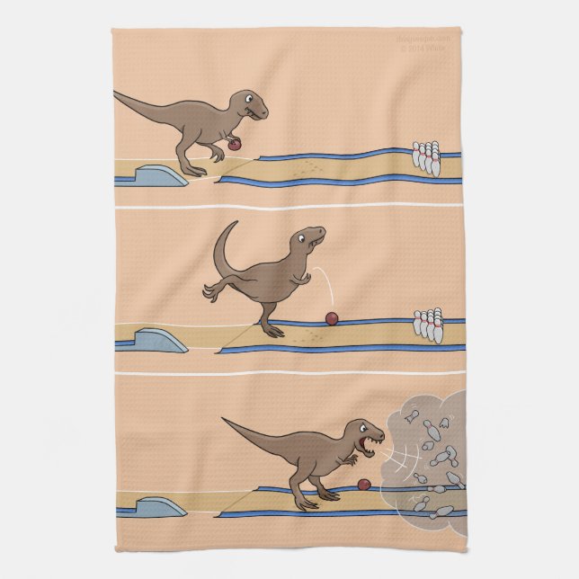 Serviette de cuisine de bowling de Rex de (Vertical)