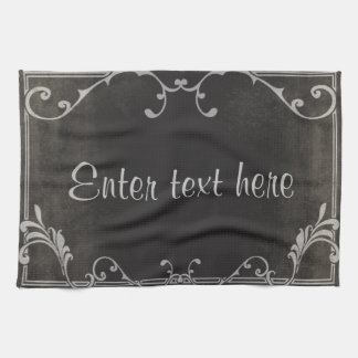 Serviette de cuisine de carte de manuscrit de film