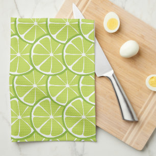 Serviette de cuisine de chaux d'agrume d'été