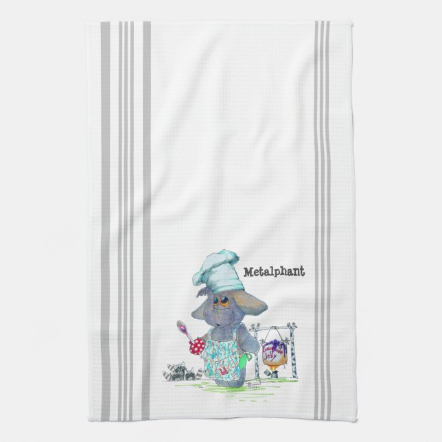 Serviette de cuisine de chef de Metalphant (Vertical)