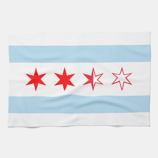 Serviette de cuisine de CHICAGO_OK (Horizontal)
