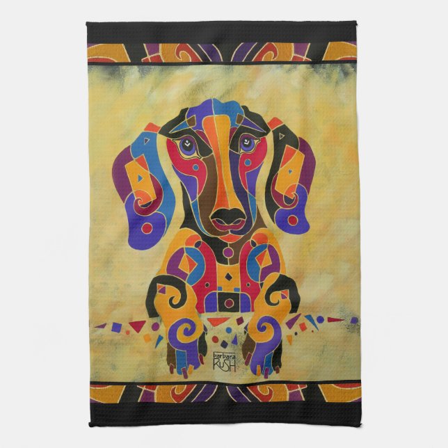 Serviette de cuisine de chien (Vertical)