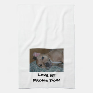 Serviette de cuisine de chien de Probie