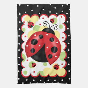 Serviette de cuisine de coccinelle