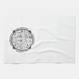Serviette de cuisine de conservation CoMo avec des