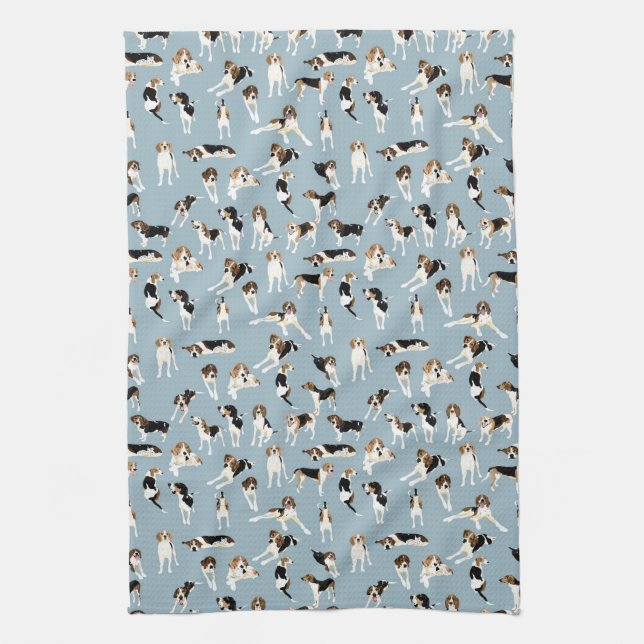 Serviette de cuisine de Coonhound de marcheur de (Vertical)