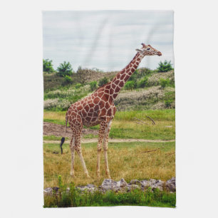 Serviette de cuisine de girafe