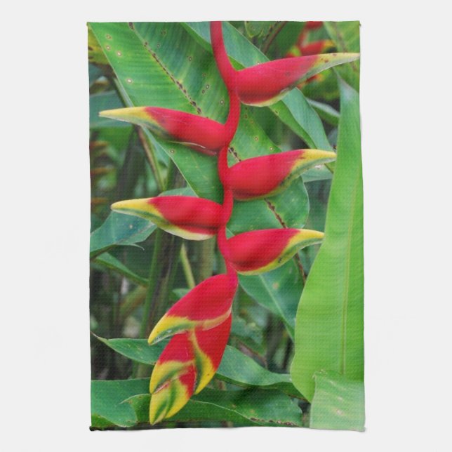 Serviette de cuisine de Heliconia (Vertical)