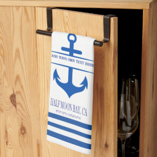 Serviette de cuisine de la baie de la demi-lune